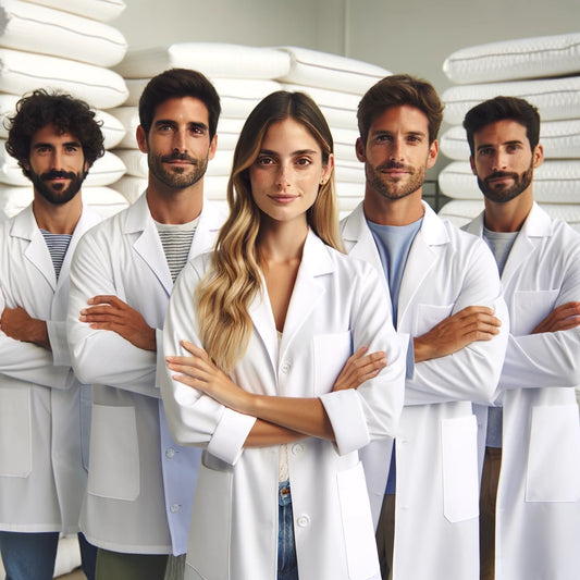 equipo de farmacéuticos detrás de euroallergy