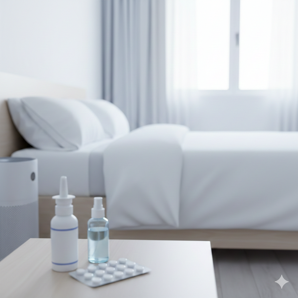 ¿Spray nasal, pastillas o ambas cosas?