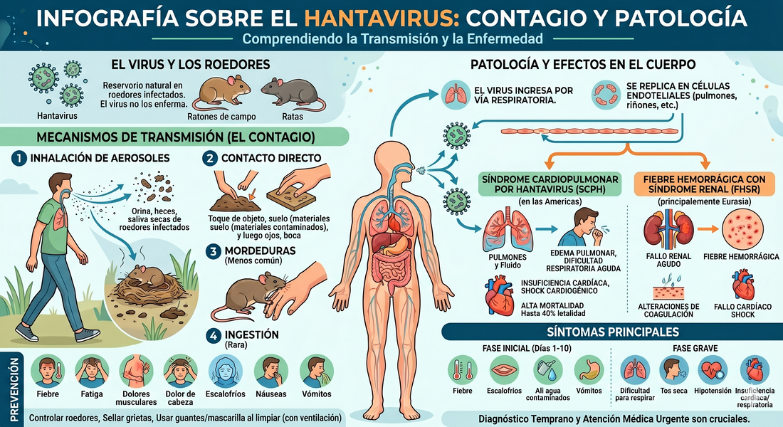 Hantavirus y sistema inmune: qué ocurre dentro de tu cuerpo y cómo protegerte