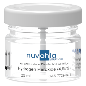 Pack 2 Cartuchos de Recambio para Nuvhola Room – Hidrógeno Peróxido 4,95% 2x(25 ml)